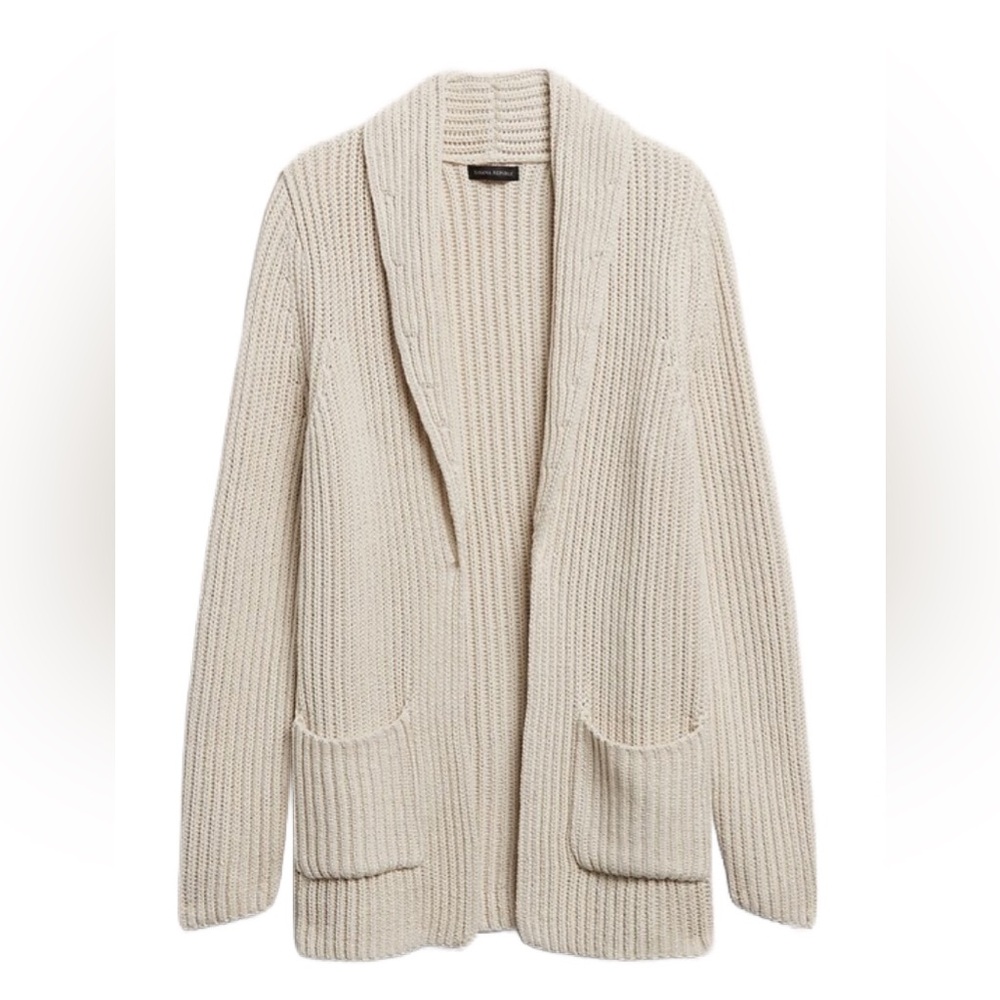 Banana Republic Oversized Ribbed Cardigan XSP